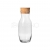 Karafka do wody z korkiem 1000 ml 7176 Basic Glass